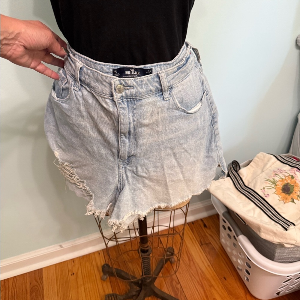 Hollister Vintage Stretch Denim Shorts